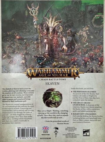 Chaos Battletome Skaven (Warhammer nieuw), Hobby en Vrije tijd, Ophalen of Verzenden, Nieuw