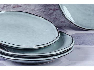 Les Essentiels CLOUD - Servies Set - 18 stuks - Stormgrijs, Verzenden, Nieuw