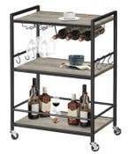 Hoppa! BC01030BG Serveerwagen Greige Van €39 Voor €15 NIEUW, Ophalen of Verzenden, Nieuw