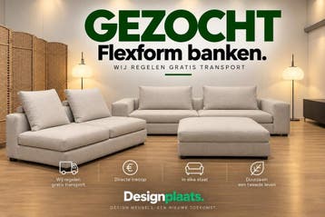 GEZOCHT: Flexform Bank / Hoekbank — Direct Inkoop, Huis en Inrichting, Nieuw, Design Bank Bankstel Zetel Flexform