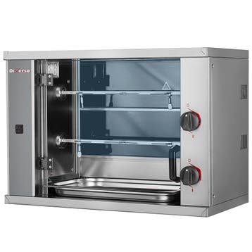 Diverso by Diamond Kippengrill | Small | Elektrisch | 2 Spit, Ophalen of Verzenden, Nieuw in verpakking