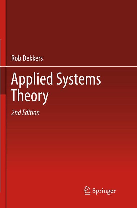 9783319861852 Applied Systems Theory Rob Dekkers, Boeken, Informatica en Computer, Nieuw, Verzenden