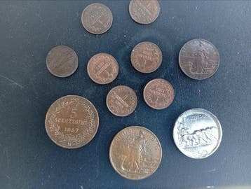 Italië, Koninkrijk Lotto 11 monete (Zonder minimumprijs), Postzegels en Munten, Munten | Europa | Niet-Euromunten