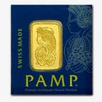 1 gram - Goud .999 - PAMP, Switzerland - Verzegeld en met