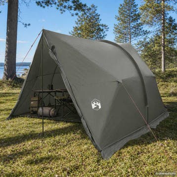 vidaXL Waterdichte Tent Legergroen 185T Polyester met PU, Verzenden, Nieuw, Tot en met 2