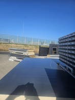 Wandpaneel, 120 mm, antraciet, b-keus sandwichpaneel, Verzenden, Gebruikt, Overige materialen, 100 mm of meer