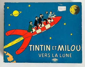 Tintin - Tintin et Milou vers la lune - Complet - 1 bordspel, Boeken, Nieuw