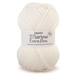 DROPS Merino Extra Fine Uni Colour - 01 naturel - Wol Gare, Hobby en Vrije tijd, Breien en Haken, Ophalen of Verzenden, Nieuw