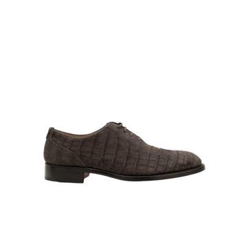 ISAIA NAPOLI - 9 UK - 43 IT - Exclusive Alligator Nabuk, Kleding | Heren, Nieuw