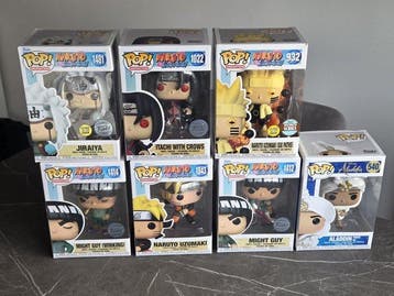 Funko - Funko Pop - Naruto Shippuden + Disney Alladin (7