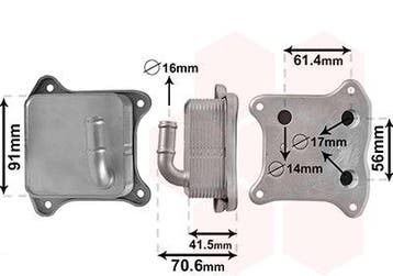 A3 Oliekoeler voor motor 1.2 TSi (Audi, Oliekoelers), Ophalen of Verzenden, Nieuw, Audi