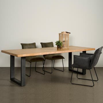*WOONWINKEL* Tower Living Ultimo Boomstamtafel U-poot 160 X, Huis en Inrichting, Tafels | Eettafels, Verzenden, Nieuw