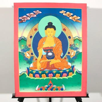 56X43.5 cm - NO RESERVE - Tibetan Thangka Painting -