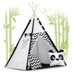Kinder Tipi Tent Katoen | Zigzag Design | Premium | Scher..., Nieuw, Ophalen of Verzenden, 100 cm of meer, Matras