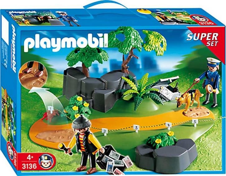 Playmobil Politie SuperSet Sporenonderzoek - 3136 (Nieuw), Kinderen en Baby's, Speelgoed | Playmobil, Nieuw, Verzenden
