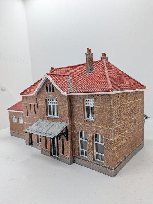 3dScaleworks - Diorama H0-model Station Voorthuizen –, Hobby en Vrije tijd, Modeltreinen | H0