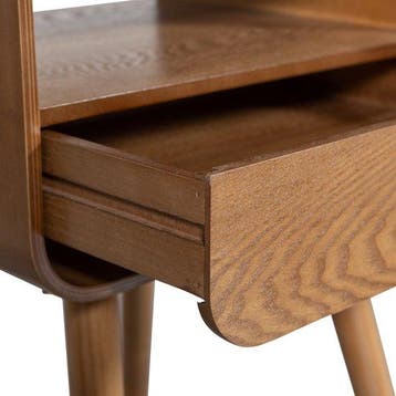 WOOOD Nils Nachtkastje/Bijzettafel - Hout - Naturel, Verzenden, Nieuw