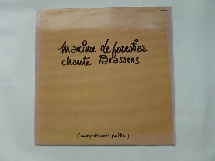 Maxime le Forestier chante Brassens (LP), Cd's en Dvd's, Vinyl | Pop, Zo goed als nieuw, Ophalen of Verzenden
