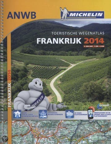 FRANKRIJK WEGENATLAS 20597 MICHELIN / ANWB 2014 / Michelin, Verzenden, Gelezen