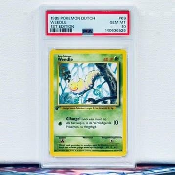 Pokémon Graded card - WEEDLE 69 1ST EDITION - Pokémon - PSA, Nieuw