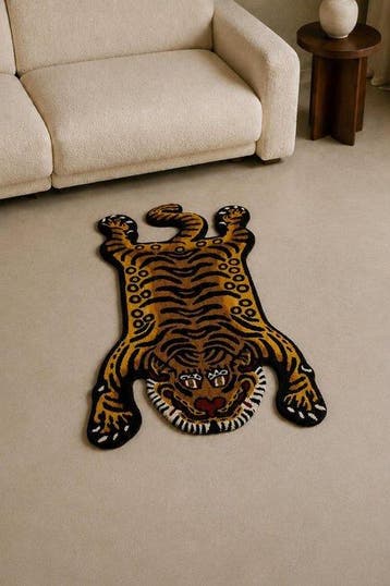 House of Beauty 2047 - Tiger Rug – Handgetuft wollen