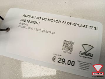 Audi A1 A3 Q3 Motor Afdekplaat TFSI 04E103925J, Ophalen, Gebruikt, Audi