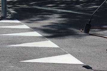 Premark thermoplastische markering, pijl naar rechts - Wit -, Verzenden