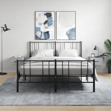vidaXL Nachtkastjes 2 st wandgemonteerd 35x35x20 cm, Huis en Inrichting, Verzenden, Nieuw