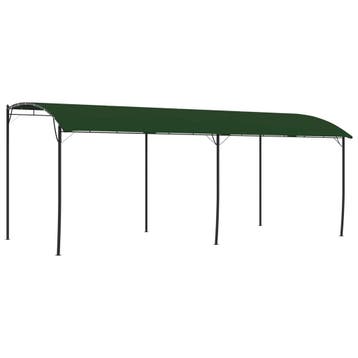 vidaXL Paviljoen 6 x 3 x 2,55 m Groen Gepoedercoat staal en, Verzenden, Nieuw