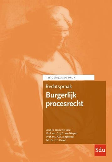 Rechtspraak Burgerlijk procesrecht 9789012409605, Verzenden, Zo goed als nieuw