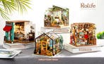 Robotime Miniatuurhuis – DIY Dollhouse met LED (DGserie), Verzenden, Nieuw