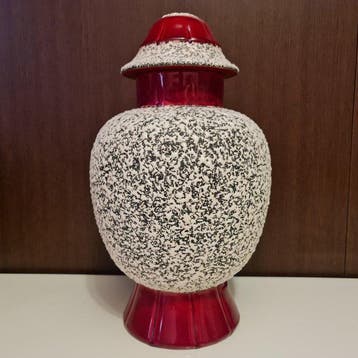 Paul Milet Sevres - dekselvaas - Milet classic - keramiek -