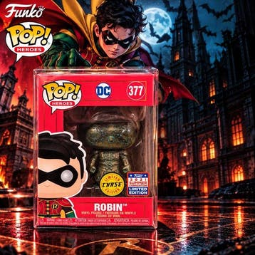 Funko - Funko Pop Funko Pop! Heroes #377 Robin (Royal Hero,