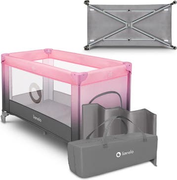 Lionelo Stefi - Meegroeibed - Campingbedje - 125x65cm - tot, Verzenden, Nieuw