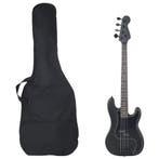vidaXL Basgitaar voor beginners elektrisch met tas 4/4 46, Verzenden, Nieuw