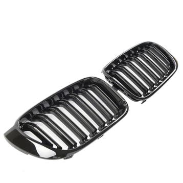 Grille glans zwart geschikt voor BMW X3 X4 F25 F26 |