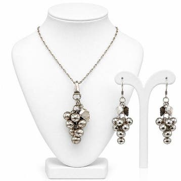 Zilver - 2-delige sieradenset - Mesopotamische stijl