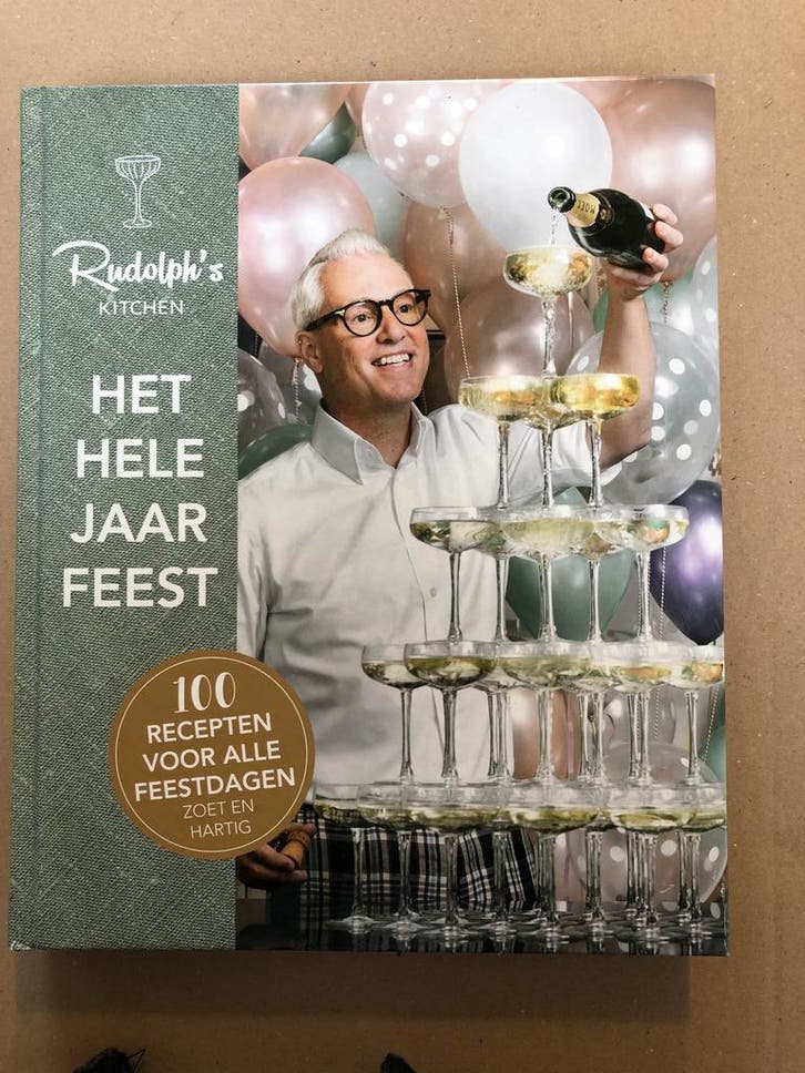 Rudolphs Kitchen - Het hele jaar feest - 100 recepten NIEUW, Boeken, Kookboeken, Zo goed als nieuw, Ophalen of Verzenden