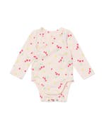 HEMA Newborn meegroei overslagromper kersen ecru, Verzenden, Nieuw