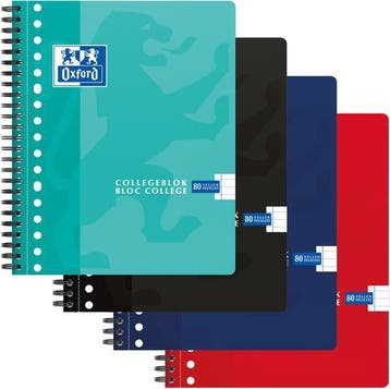 Oxford collegeblok A5+ 17-gaats lijn assorti (1 stuk), Diversen, Papierwaren, Verzenden, Nieuw