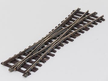THIEL 2000 Doppelkreuzweiche 15° Messing, Met Schroefbare.., Ophalen of Verzenden, Gebruikt, Rails, Analoog