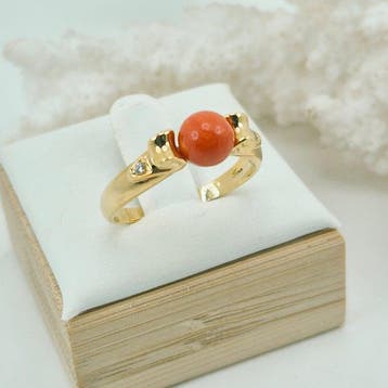 Koraal - Zilver, Verguld, Zonder reservering - Ring -