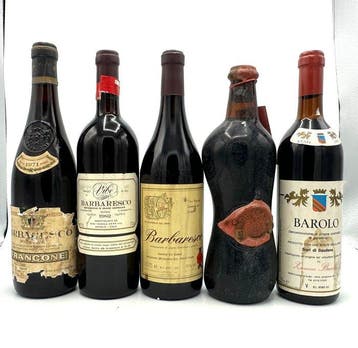 1971 Ris Francone, 1976 G. Troglia, 1982 Bera, 1989 Cantina, Nieuw