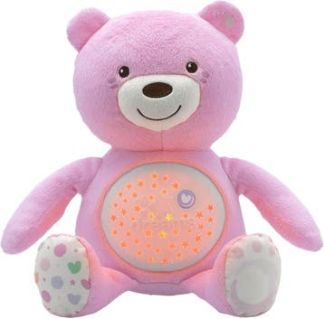 Baby Nachtlampje Knuffel - Roze | Tweedekansje | OP=OP, Ophalen of Verzenden, Zo goed als nieuw, Overige typen, Met licht