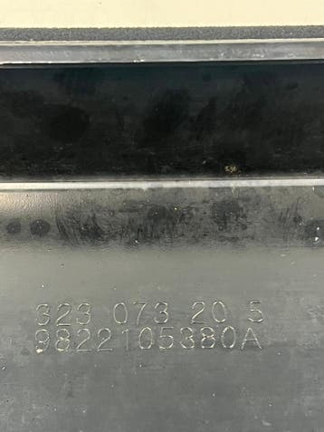 Peugeot Rifter bumperbalk achter bj.2020 Artnr. 9822105380A, Gebruikt, Achter, Peugeot