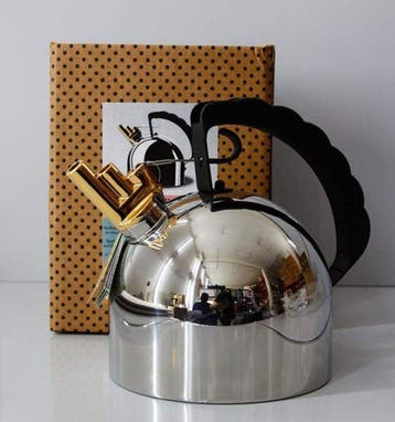 Alessi - Richard Sapper - Fluitketel - 9091 - spiegelglans
