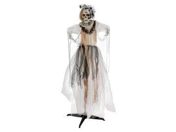 EUROPALMS Halloween Decoratie Bruid 170 Cm Licht Geluid En, Verzenden, Nieuw, Overige typen
