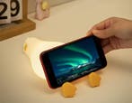 LED Nachtlampje Eend – Siliconen Kinderlamp Dimbaar met Time, Verzenden, Nieuw