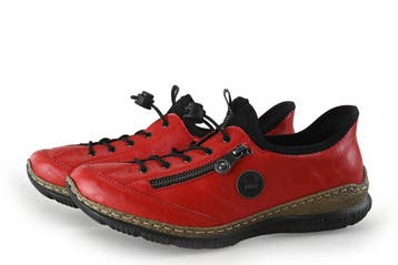 Rieker Sneakers in maat 40 Rood, Verzenden, Rood, Rieker, Sneakers of Gympen