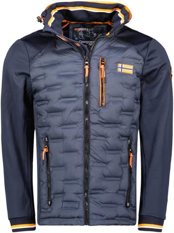 Geographical Norway Warme Winterjas Opstaande Kraag Betom, Verzenden, Nieuw, Blauw